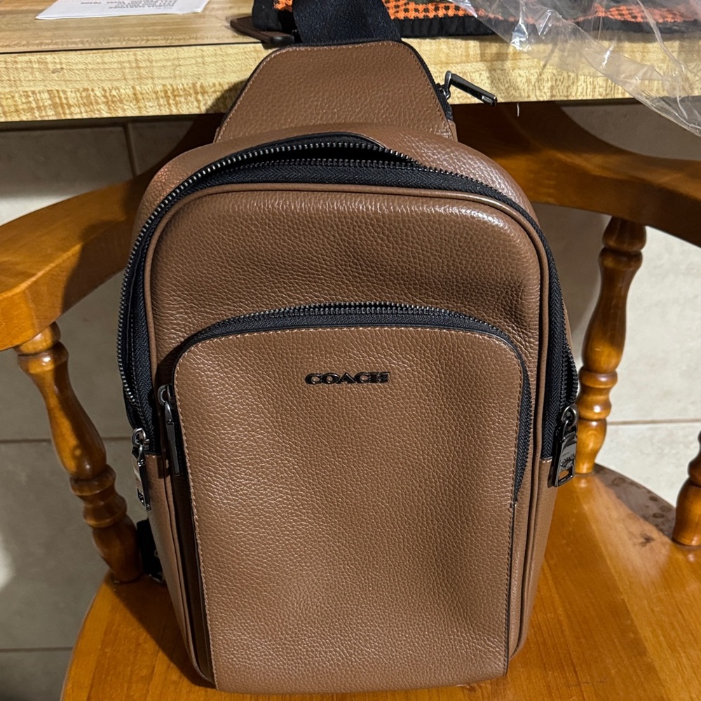 Coach Tan Men's Belt Bag